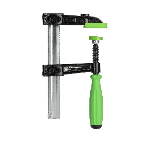 Malleable cast iron screw clamps VIRIDIS with 3K c...