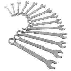 Raised Panel Metric Combination Wrench Set - 14-Pc...