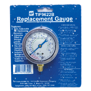 Refrigerant Gauge, Glycerine Low Side R134 Auto...