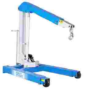 Mobile Floor Crane w/ Elec / Hydraulic Pump - 6000...