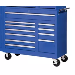 42 In 11 Drawer Cabinet w/ Ball Bearing Slides - Blue