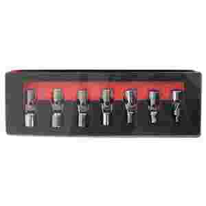 Astro Pneumatic 7407 1/4" 6-Point SAE Flex Socket Set 7-Pc