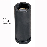 3/8" SAE Deep Magnetic Impact Socket 5/16" - Grey Pneumatic