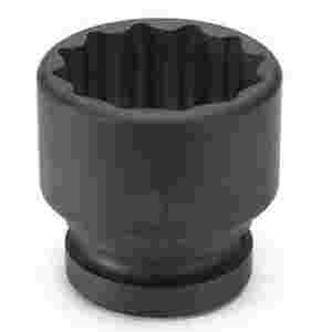 1" Drive x 50mm Standard - 12 Point Impact Socket
