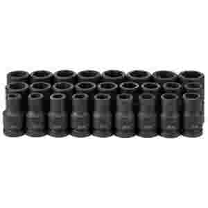 1 Inch Drive Deep Length Metric 6 Pt Impact Socket...