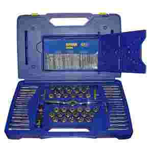 116 PIECE TAP/DIE/DRILL DELUXE SET w/PTS HANDLE...