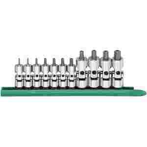 11-Pc 1/4" & 3/8 Drive Universal Stubby Socket Set...