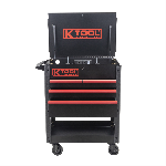 35" Premium 4 Drawer 500 lb. Service Cart (Matte B