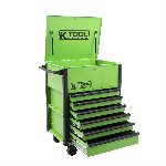 Premium 7 Drawer 750 lb. Service Cart (Matte GRN