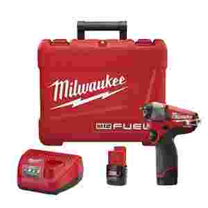 M12 FUEL 1/4" Impact Wrench Kit