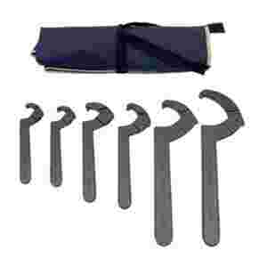 Adjustable Pin Spanner Set 6 Pc