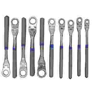 10 Piece Flexible Ratcheting Wrench