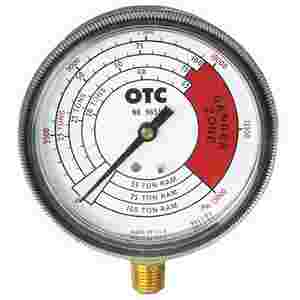 Pressure and Tonnage Gauge - 4 Scales 0 to 100 Ton...