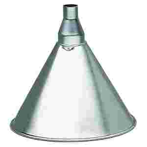 Plews Edelmann 7-Inch Galvanized Steel Funnel 1 Quart