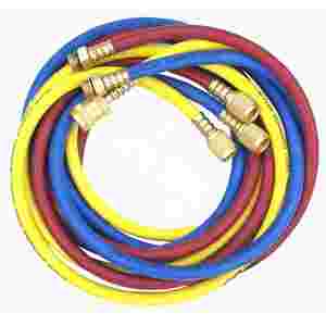 Red, Yellow & Blue Charging Hose Set For R-134a -...