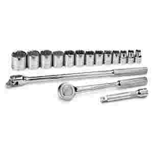 1/2 In Dr Fractional Professional Socket Set - 16-...