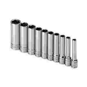 1/4 In Drive 6 Pt Deep Fractional Socket Set - 10 ...