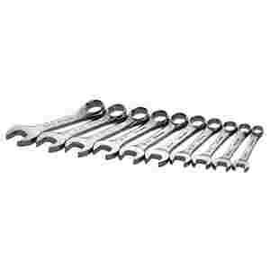 10-Pc SuperKrome(R) Short Pattern Metric Combo Wre...