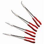 4PC 16" EXTRA LONG REACH NEEDLE NOSE PLIERS SET...