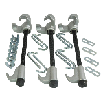 3 Piece Automotive Strut Spring Coil Compressor tools