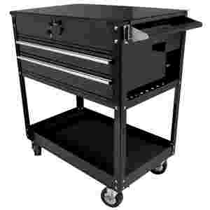 2 Drawer Locking Top Service Cart - 500 Lb Capacit...