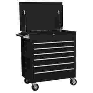 6 Drawer Full Drawer Professional Duty Tool Cart -...