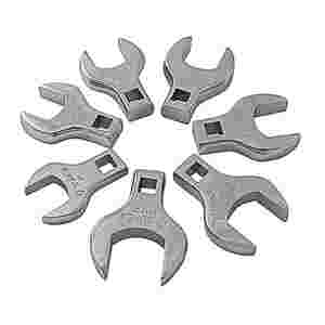 1/2 In Dr SAE Jumbo Crowfoot Wrench Set - 7-Pc...