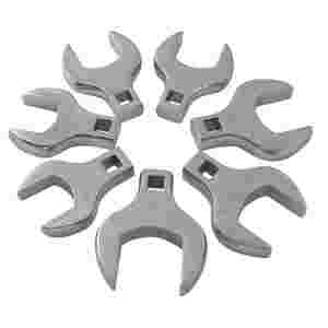 1/2 In Drive Metric Crowfoot Wrench Set - 7-Pc...