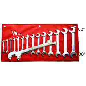 Angle Head Wrench Set Fractional SAE 3/8 to 1-1/4 ...