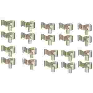 Socket Rail Clips 1/4 In - 20/Pk