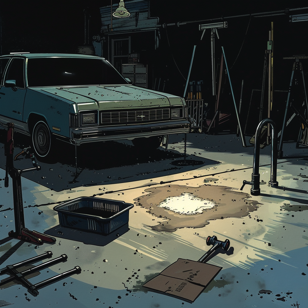 White Residue Under Your Parked Car: Coolant, AC Condensation, or Battery Acid?