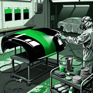 Candy-Style Green Over Black With USC01 Clear: A Technician’s Step-by-Step Workflow