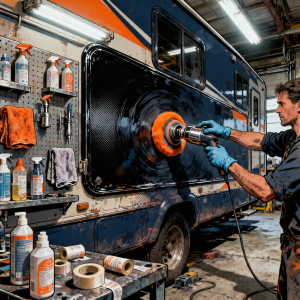 RVs, Buses, and Big Black Panels: A Technician’s Workflow for Paint Correction, PPF Replacement, and Ceramic Coating