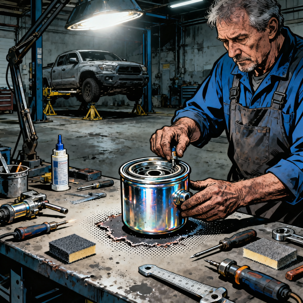 Repairing a Damaged Oil Filter Housing Sealing Surface: Technician Guide to Epoxy, Welding, and Alternatives