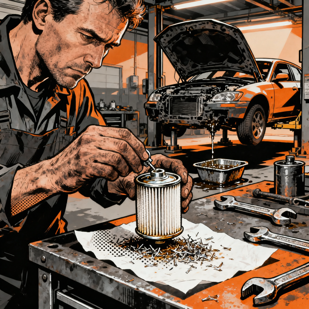 Metal Shavings in the Oil Filter After a Drain Plug Repair: A Technician’s Guide to Diagnosis and Fix