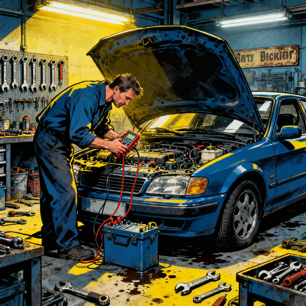 Using a Multimeter to Test Car Battery