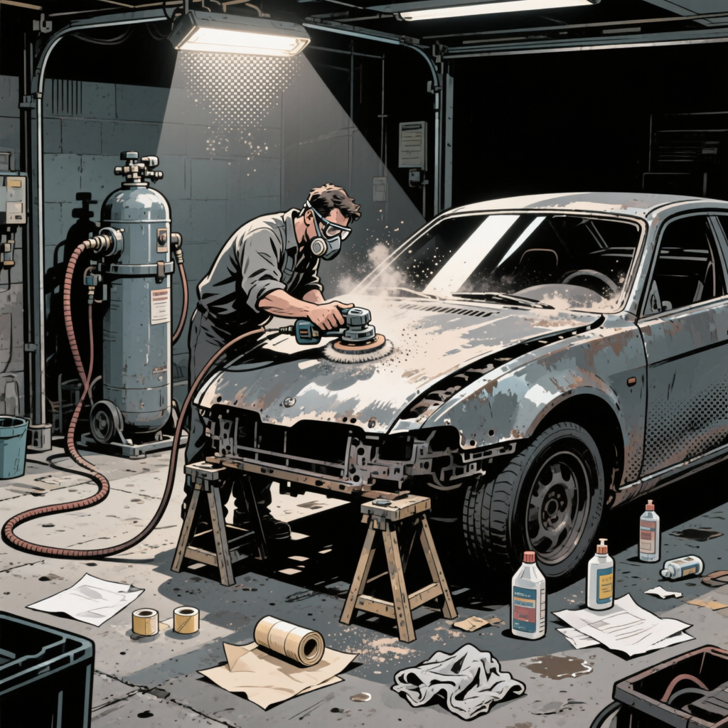 How to Paint Your Car in a Home Garage: A DIY Guide for Technicians