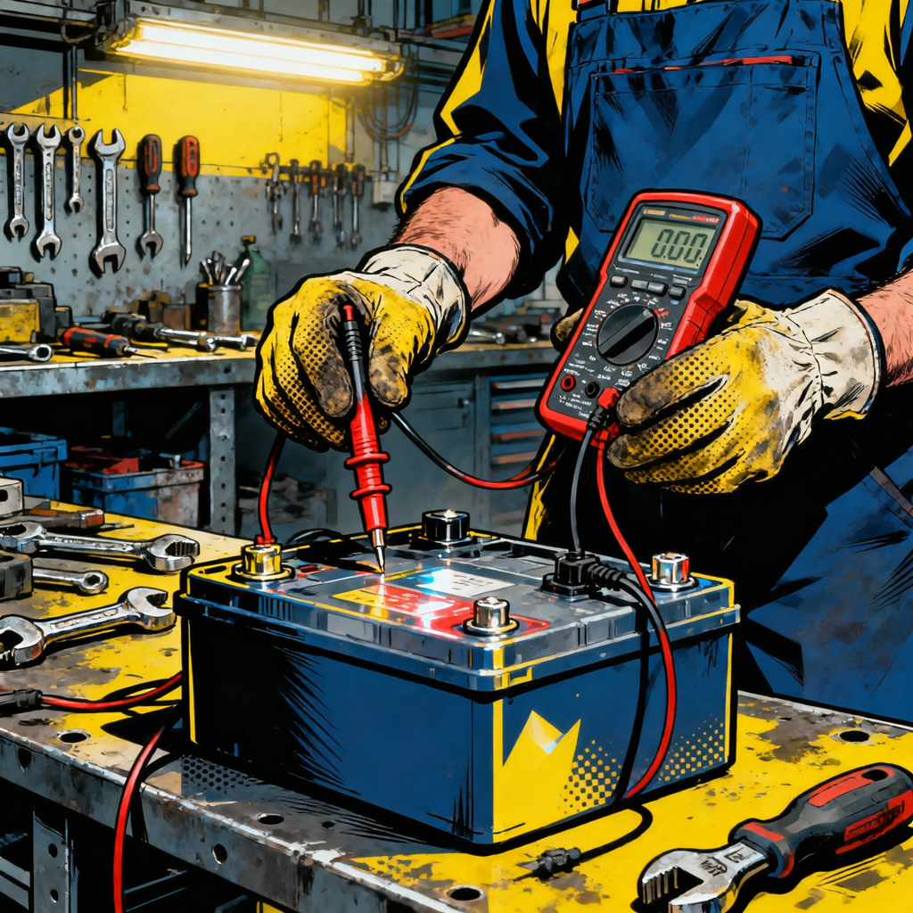 Check Battery with Multimeter: Setup & Interpretation