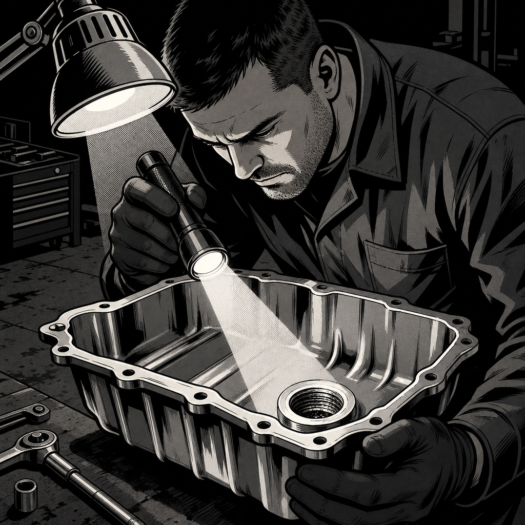 Stripped Oil Pan Drain Plug Threads: Helicoil, Time-Sert, or New Pan?