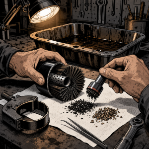 Metal in the Oil Pan or Filter: A Technicians Guide to Diagnosing the Cause