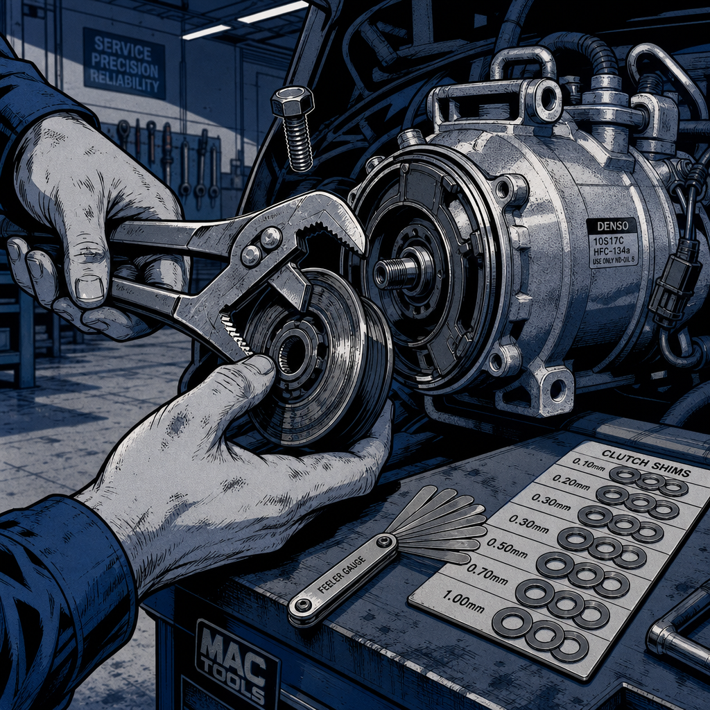 How to Replace an AC Compressor Clutch Without Opening Your System