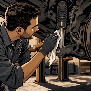 Shock Absorber Seepage vs. Leaking: What Technicians Need to Know