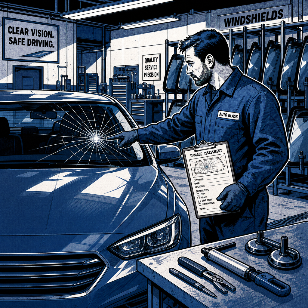 What to Do When Your Windshield Gets Damaged on a Road Trip