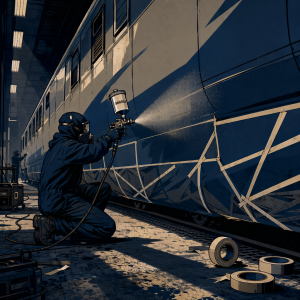 How to Paint Large Vehicles: A Professional Guide to Train and Heavy Equipment Refinishing