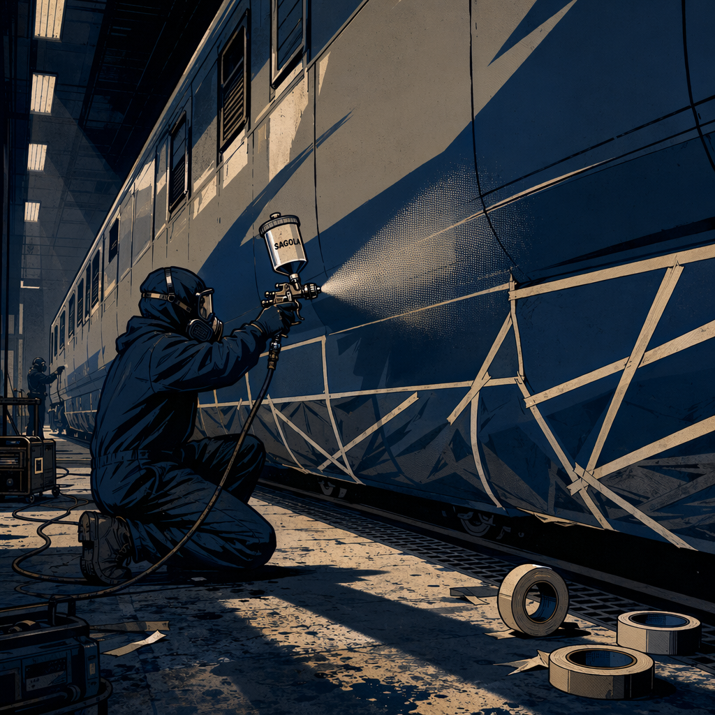 How to Paint Large Vehicles: A Professional Guide to Train and Heavy Equipment Refinishing