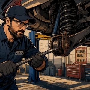 Diagnosing Rear Suspension Failure: When Wheel Bearing and Control Arm Issues Collide