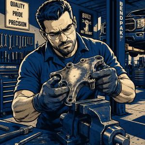Ground-Off Logos on Automotive Parts: What Technicians Need to Know