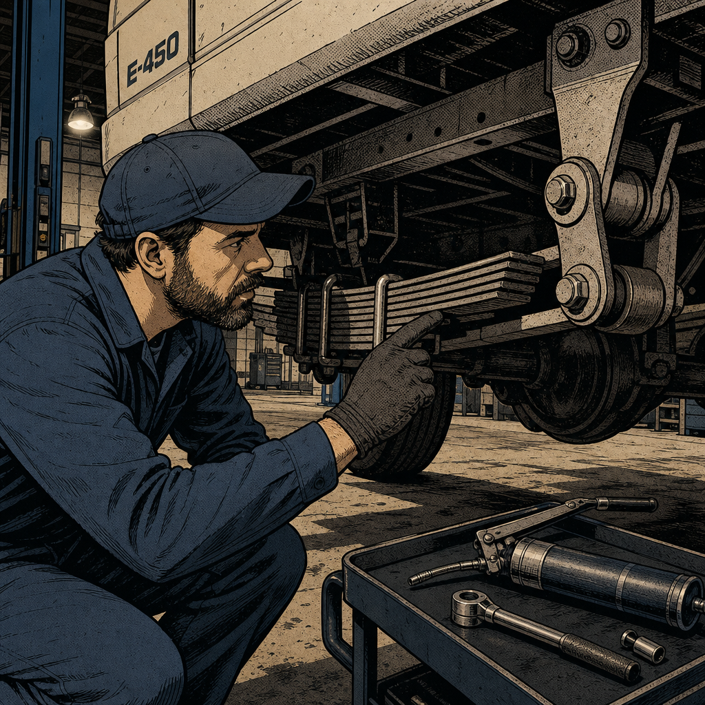 Why Your E-450/F-450 Rides Stiff After a Shackle Replacement (And How to Diagnose It Right)