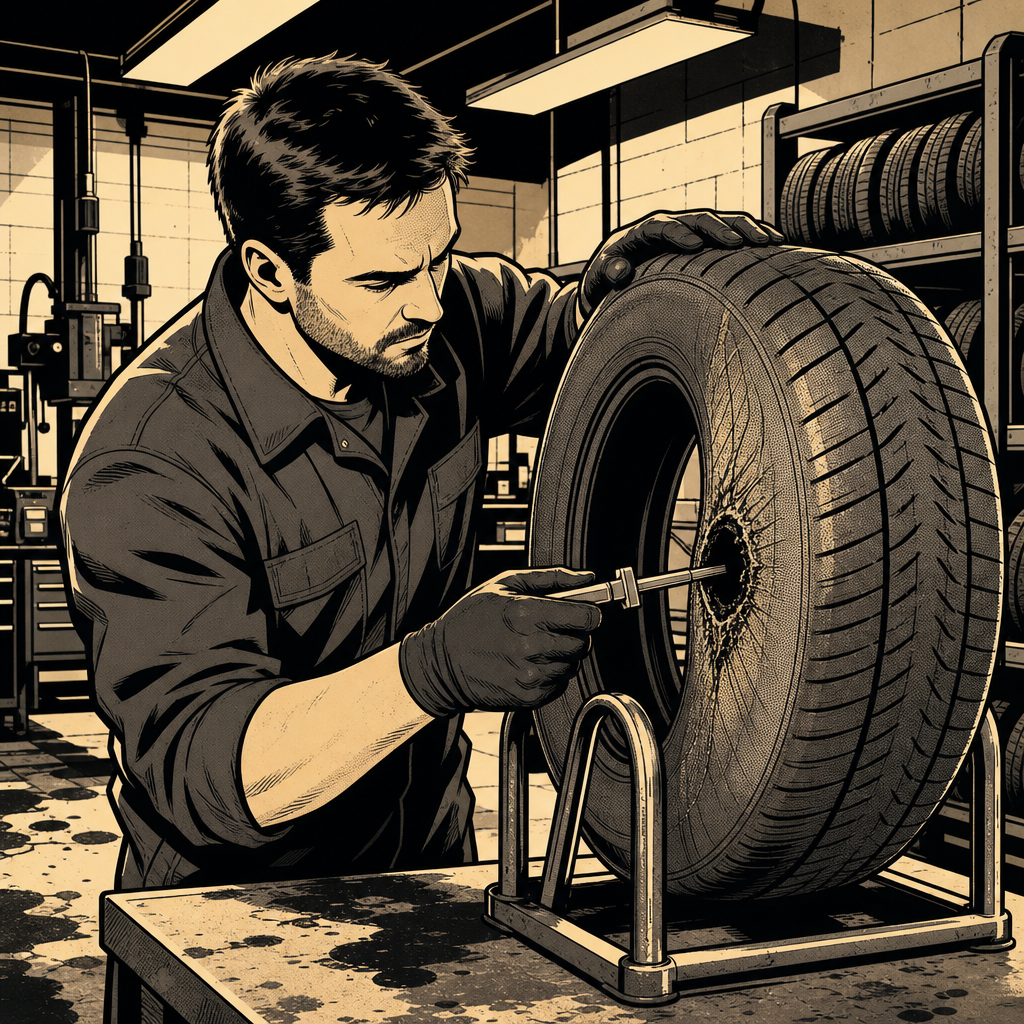 Sidewall Nail Damage: When to Repair vs Replace Your Tire