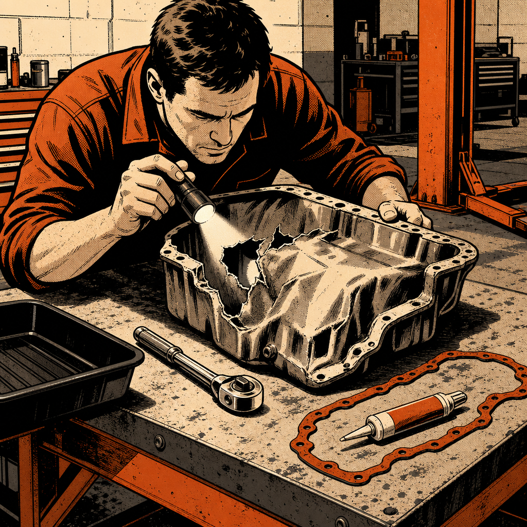 Oil Pan Damage After Hitting Road Debris: Diagnose It Right and Repair It Safely